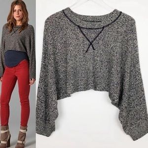 Anthropologie AIKO Anthro cashmere blend crop sweater